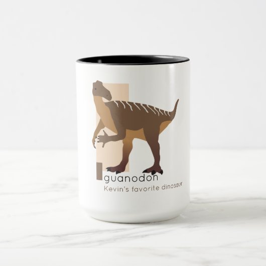 Ich mag Iguanodon-Tasse Tasse (Zentrum)
