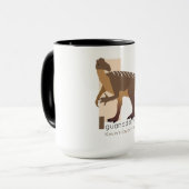 Ich mag Iguanodon-Tasse Tasse (Vorderseite Links)