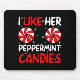 Ich mag ihre Pfefferminzbonbons Paare passend Weih Mousepad