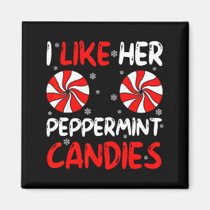 Ich mag ihre Pfefferminzbonbons Paarmatching Chri Magnet