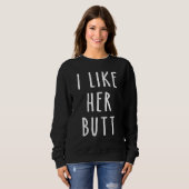 Ich mag ihren Hintern, den sein Bart mit Hispenner Sweatshirt (Vorne ganz)