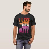 Ich mag ihren Hintern - LGBT Pride Pullover Hoodie (Vorne ganz)