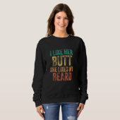 Ich mag ihren Hintern, sie mag meinen Bart, bärtig Sweatshirt (Vorne ganz)
