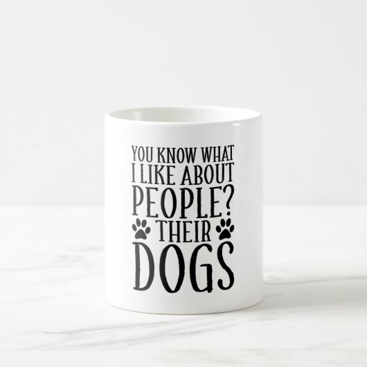 Ich mag ihren Hund Funny Dog Lover Kaffeetasse (Mittel)