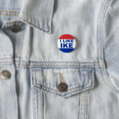 Ich mag Ike. Authentischer Gewinner einer Kampagne Button (Beispiel)