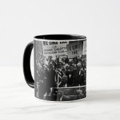 Ich mag Ike Dwight D. Eisenhower Kampagne Tasse (Vorderseite Links)
