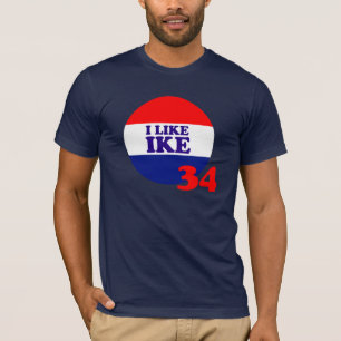 Ich mag Ike einfachen T - Shirt