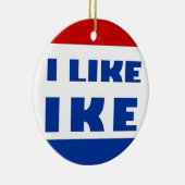 Ich mag Ike Keramik Ornament (Rechts)