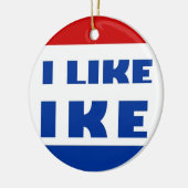 Ich mag Ike Keramik Ornament (Links)