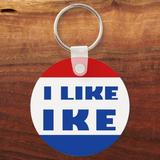 Ich mag Ike Schlüsselanhänger (Vorderseite)