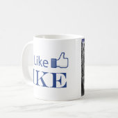 Ich mag Ike Tasse (Vorderseite Links)