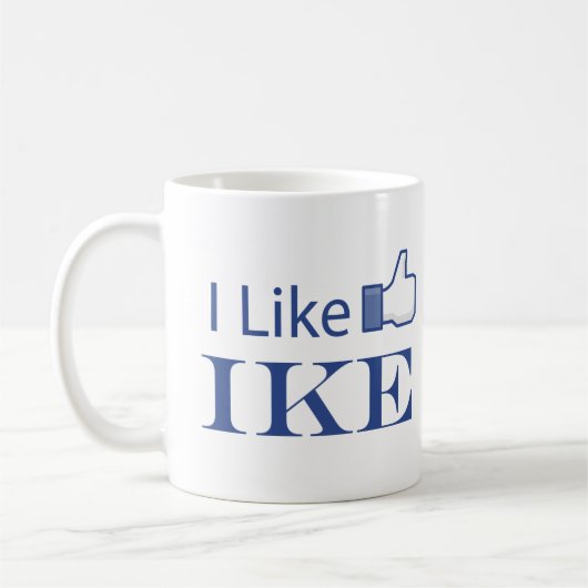 Ich mag Ike Tasse (Links)