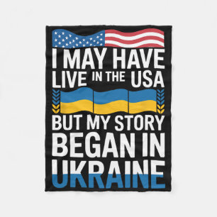 Ich mag in den USA leben, aber meine Geschichte be Fleecedecke