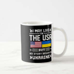 Ich mag in den USA leben, aber meine Geschichte be Kaffeetasse