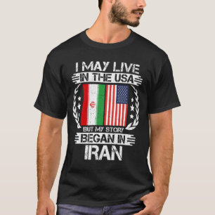 Ich mag in den USA leben, aber meine Geschichte be T-Shirt