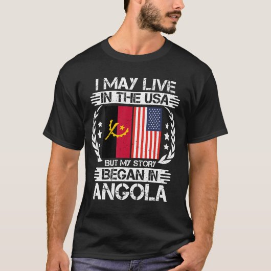 Ich mag in den USA leben, aber meine Geschichte be T-Shirt (Vorderseite)