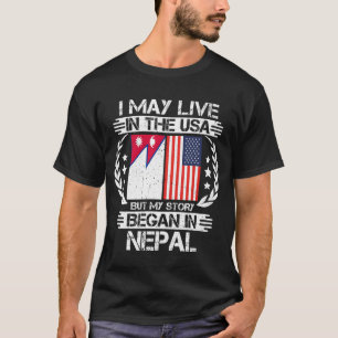 Ich mag in den USA leben, aber meine Geschichte be T-Shirt