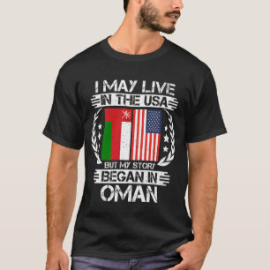 Ich mag in den USA leben, aber meine Geschichte be T-Shirt