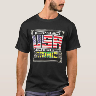 Ich mag in den USA leben, aber meine Geschichte be T-Shirt