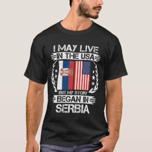Ich mag in den USA leben, aber meine Geschichte be T-Shirt