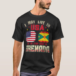Ich mag in den USA leben, aber meine Geschichte be T-Shirt