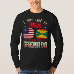 Ich mag in den USA leben, aber meine Geschichte be T-Shirt