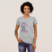 Ich mag Jungen dieses Liebe Jesus-Shirt (Licht) T-Shirt (Vorne ganz)