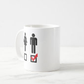 ICH MAG JUNGEN KAFFEETASSE (Vorderseite Links)