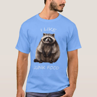 Ich mag Junk Food Retro T-Shirt
