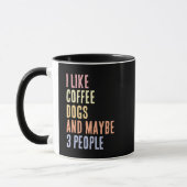Ich mag Kaffee Hunde und vielleicht 3 Leute Tasse (Links)