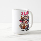 Ich mag Kaffee mehr als Menschen Kaffeetasse (VorderseiteRechts)