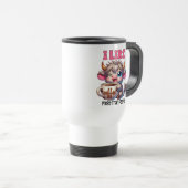 Ich mag Kaffee mehr als Menschen  Reisebecher (VorderseiteRechts)