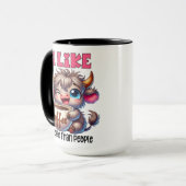 Ich mag Kaffee mehr als Menschen  Tasse (Vorderseite Links)