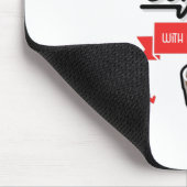 Ich mag Kaffee mit meinem Sauerstoff Mousepad (Ecke)