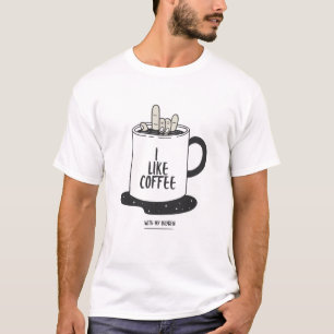 Ich mag Kaffee mit meinem Sauerstoff T-Shirt