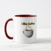 Ich mag Kaffee  Tasse (Links)