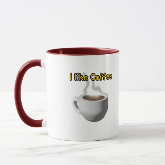 Ich mag Kaffee  Tasse (Links)