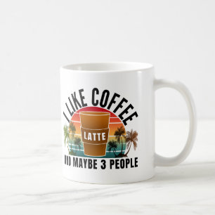 ich mag Kaffee und vielleicht 3 Leute  Kaffeetasse