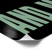 Ich mag Kaffee und vielleicht 3 Personen Retro-Sti Poster (Ecke)