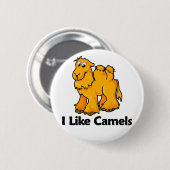 Ich mag Kamele Button (Vorne & Hinten)