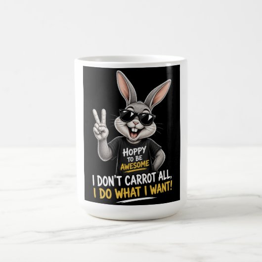 Ich mag Karotten überhaupt nicht Kaffeetasse (Mittel)