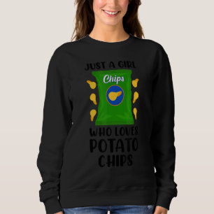 Ich mag Kartoffelchips sehr gut. Sweatshirt