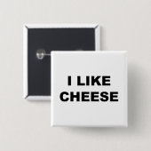 Ich mag Käse Button (Vorne & Hinten)