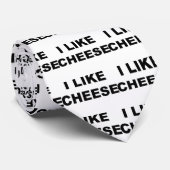 Ich mag Käse Krawatte (Gerollt)