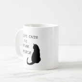 Ich mag Katzen ⎢ Funny Mug Kaffeetasse (Vorderseite Links)