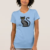 Ich mag Katzen mehr als Menschen T-Shirt (Vorderseite)