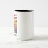 Ich mag Katzen und Kaffee Tasse (Zentrum)