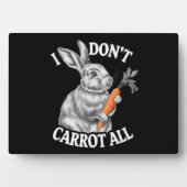 Ich mag kein sonniges Osterhasen-Kaninchen Fotoplatte (Vorderseite)