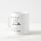 Ich mag keine Katzen Kaffeetasse (Vorderseite Links)
