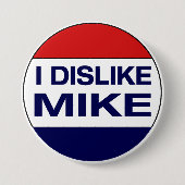 Ich mag keine Mike Button (Vorderseite)